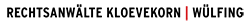 Rechtsanwälte Kloevekorn | Wülfing Logo